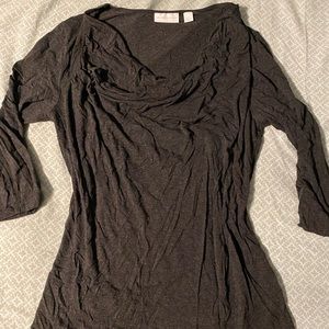 Swoop neck blouse